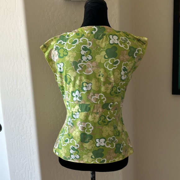 Bright And Happy INC Floral Pattern With Sequins & Stitching Size Petite Medium - Picture 3 of 11